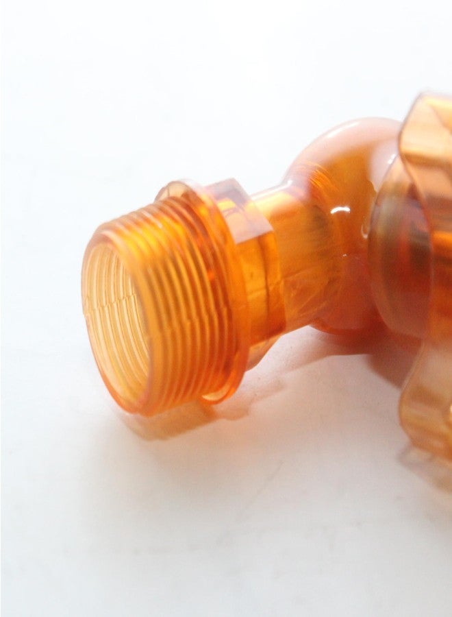 New Ware PVC Plastic Bib Cock Water Tap 1/2 Inch (15 mm) | Hot & Cold Water Faucet for Kitchen, Bathroom & Wash Basin | Durable Plastic Tap | Pack of 2 - Image 3